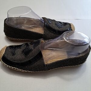 Tory Burch Lonnie Logo Espadrille/Slip On         Size 8M
